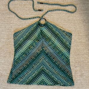 New York & Company Knit Halter Top Size M